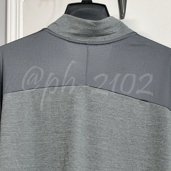 Nike‎ Dri-FIT Men's 1/2-Zip Running Top GREY - Picture 4 of 9